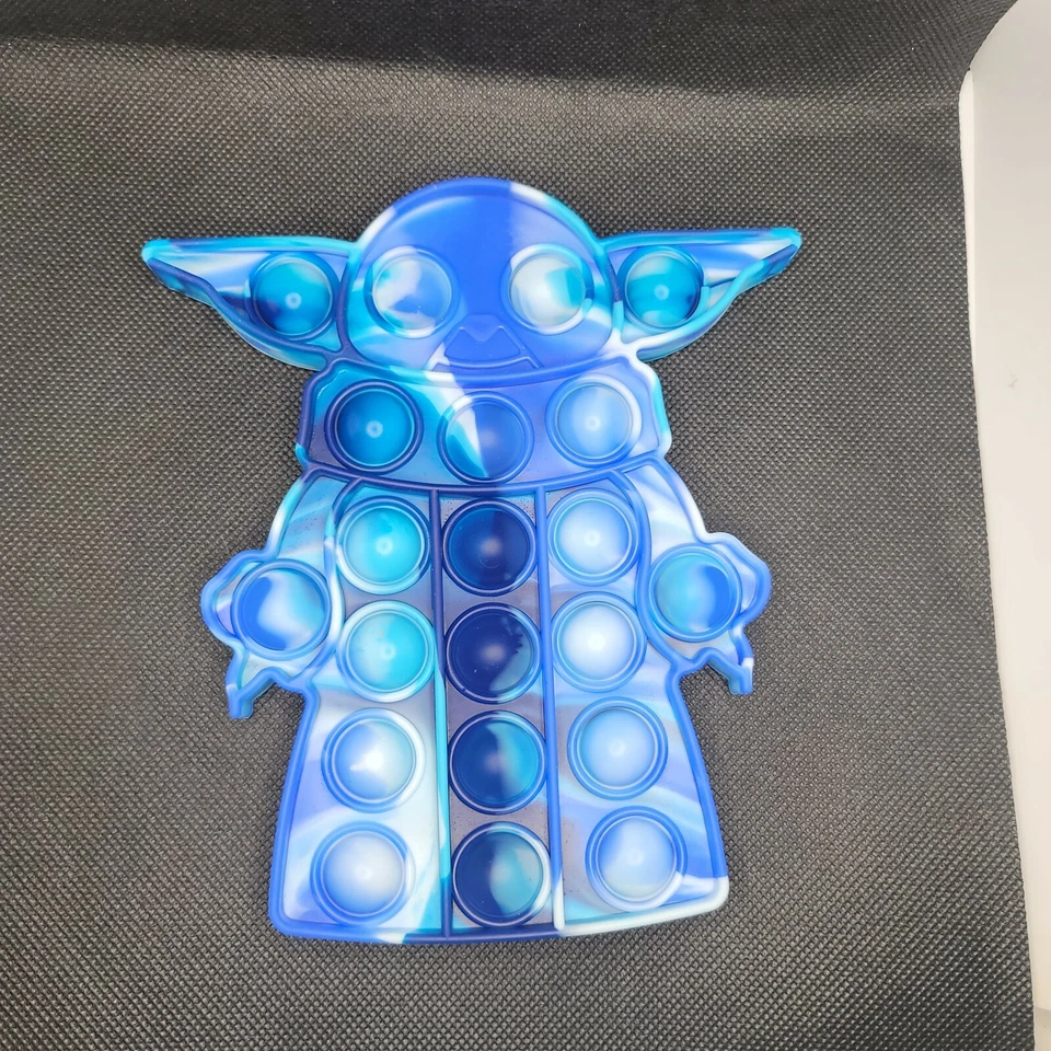 3 juguetes sensoriales Star Wars Baby Yoda silicona inquietante burbuja popper Foto 3 de 4