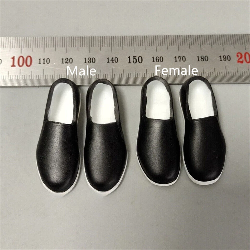 Modelo de zapatos de kung fu de plástico suave a escala 1/6 para figura de acción femenina de 12 pulgadas Foto 4 de 4