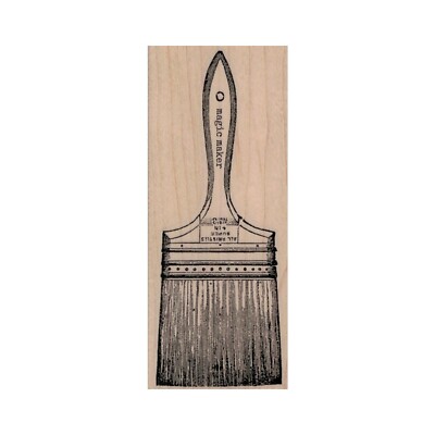 Mounted Rubber Stamp, Magic Maker Paint Brush, Paint Brush, Artist, Art, Paint