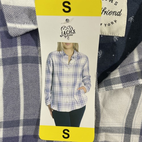 NEW Jachs Girlfriend Ladies' S Cozy Flannel Button up Shirt - Picture 7 of 8
