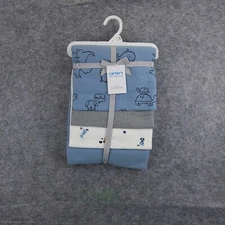 Carter's 4 - Pack Animal Receiving Blankets Boys New with tags