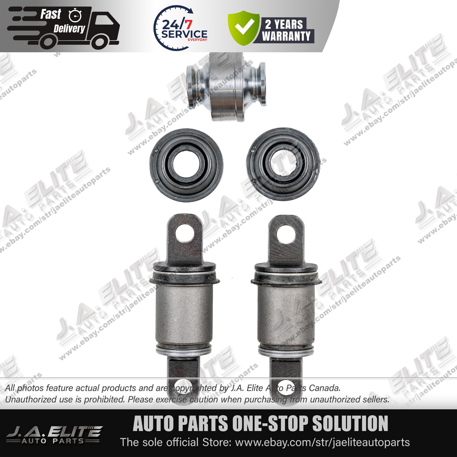 5pcs Front or Rear Lower Control Arm Bushing Kit fit Ferrari 430, 360