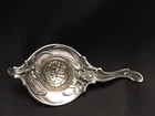 Sterling Silver RW & S Over The Cup Tea Strainer Stag Wallace Rare  Art Nouveau