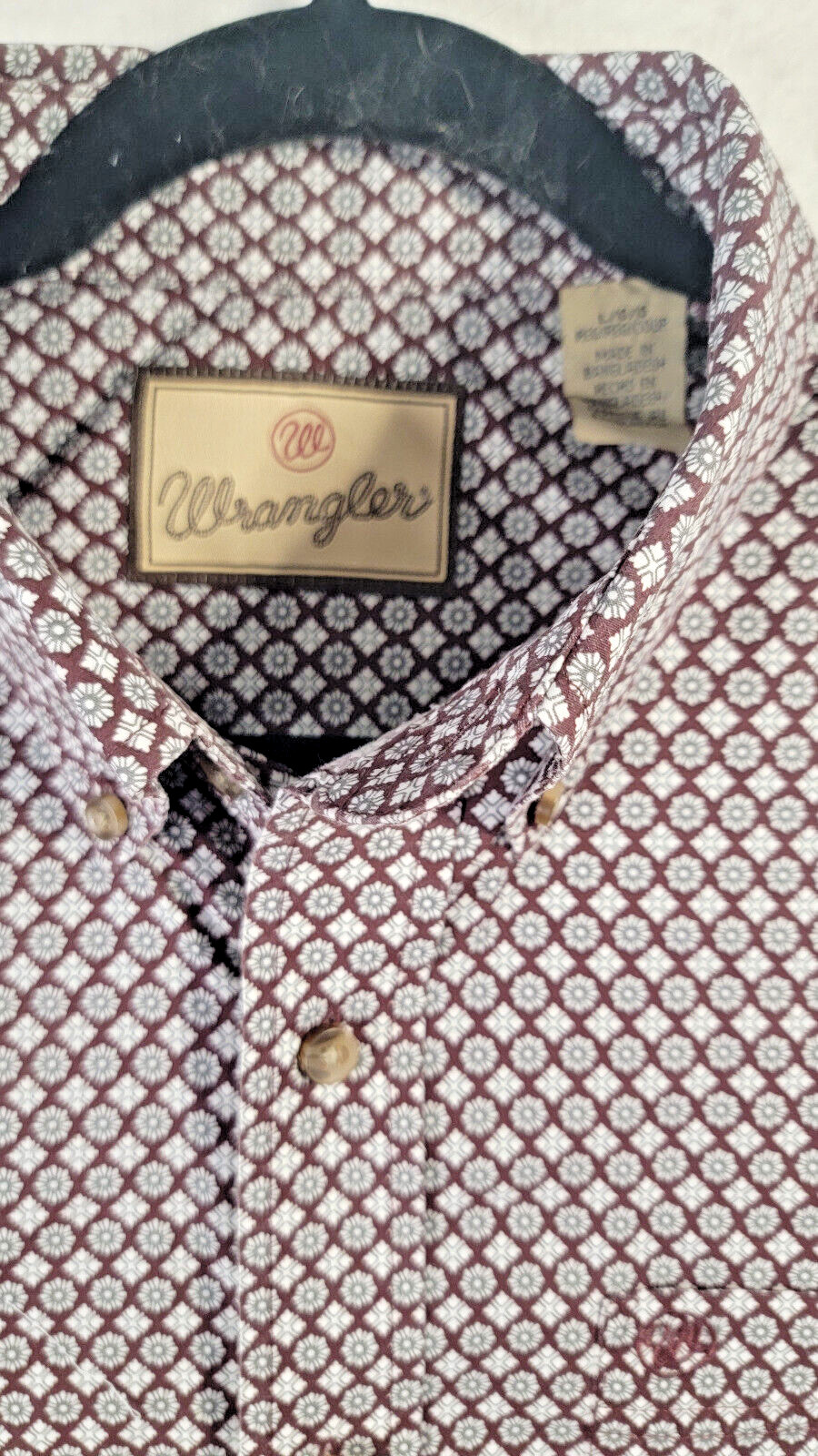 Wrangler Long Sleeve Button Down Small Floral Pat… - image 7