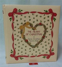 Vintage Gibson 1990 Family Christmas Record Book Keepsake Scrapbook Photo Album 