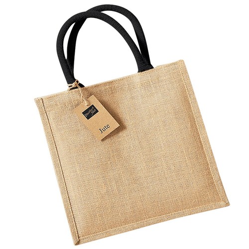 Classic Jute Shopper Bag Hessian Burlap Reusable Woven Tote Shopping Carrier - Picture 31 of 57