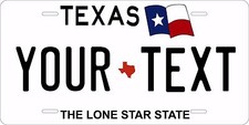TX 1998-2007 Personalized Custom License Plate Car Motorcycle Bike