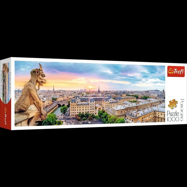 Puzzle Trefl 1000 Teile Panorama View From The Cathedral Of Notre-Dame De Paris-image