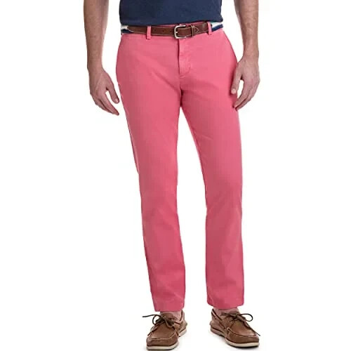 NWT MEN’S $99 VINEYARD VINES  BREAKER PANTS LOBSTER REEF PINK 30X30