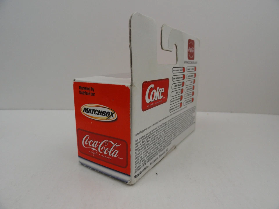 2003 Matchbox Coca Cola Chevy Transporter Bus (Red w/ Coke Bottle) in Box - Image 3 of 4