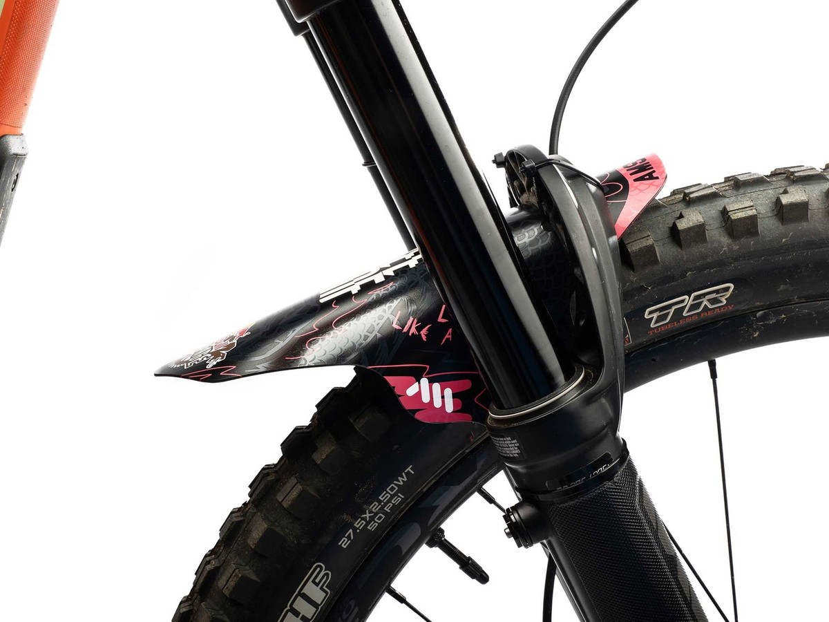 All Mountain Style Bicycle Front Mud Guard Red Bull Rampage Fits