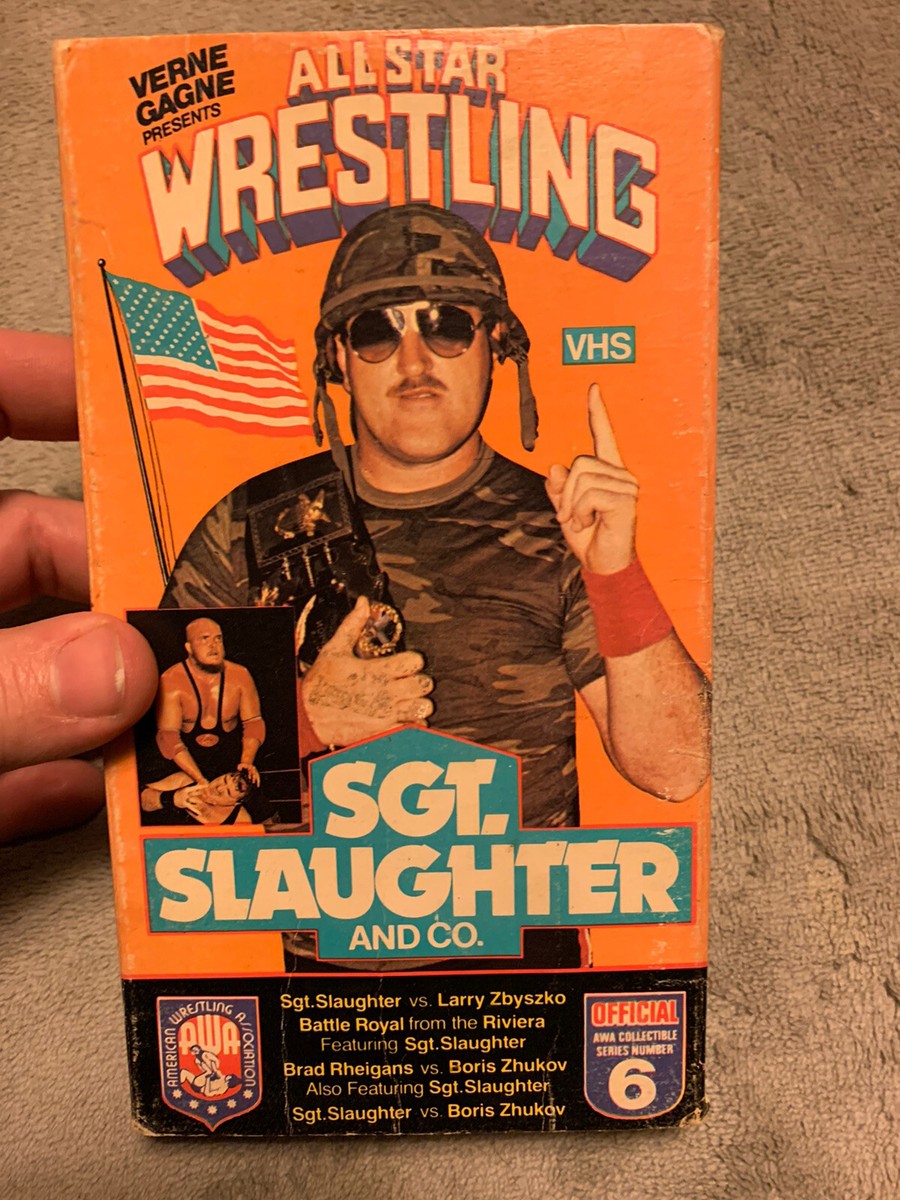 BOOTLEG　フレンチドレッシング×サクラダムネヒサ　VHS AWA: Sgt. Slaughter & Co., Tape #6 VHS, WWF, NWA | eBay