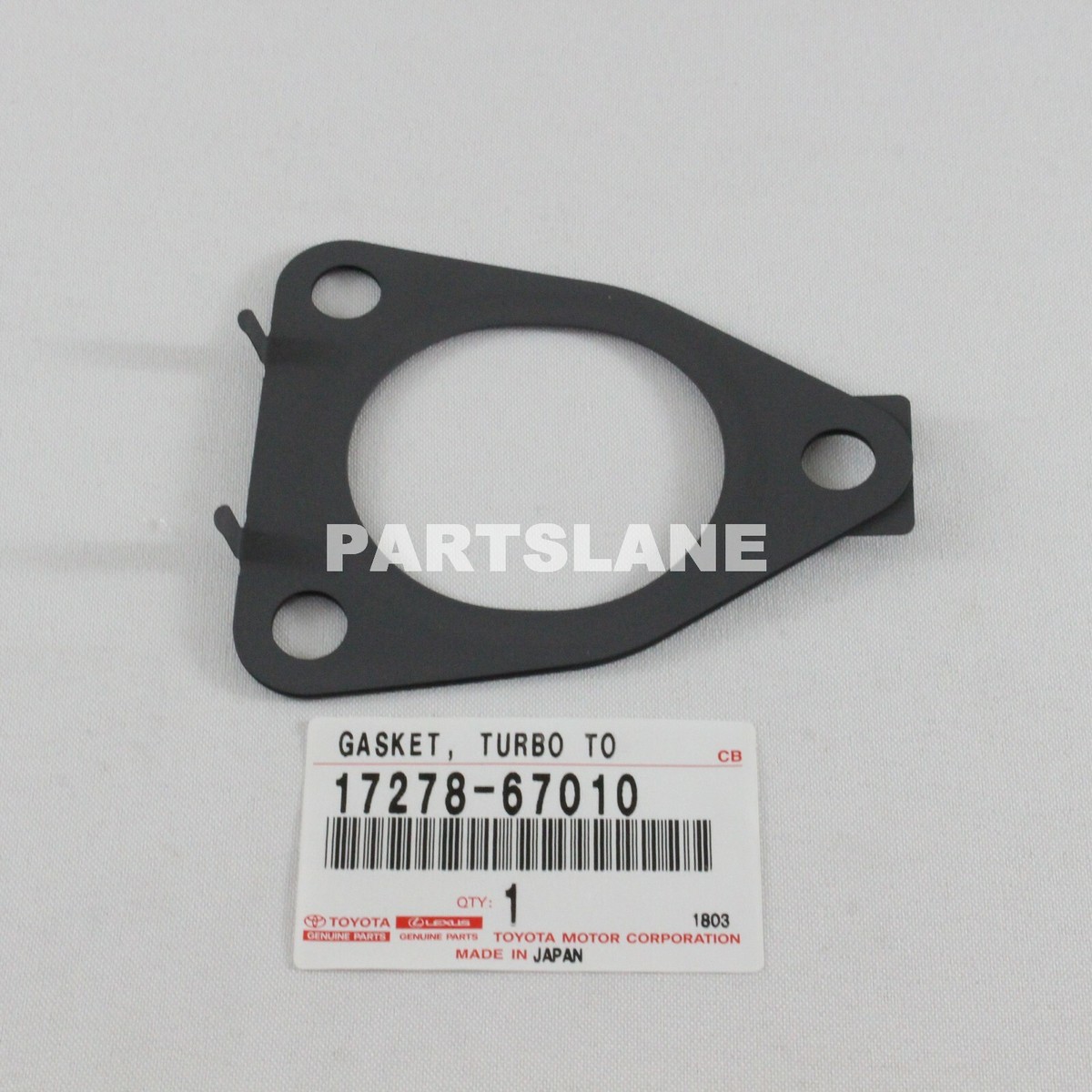 17278-67010 Toyota OEM Genuine GASKET, TURBO TO EXHAUST MANIFOLD