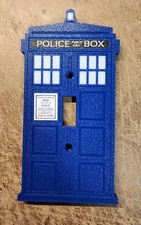 Doctor Who Tardis Light Switch Cover (3d printed)