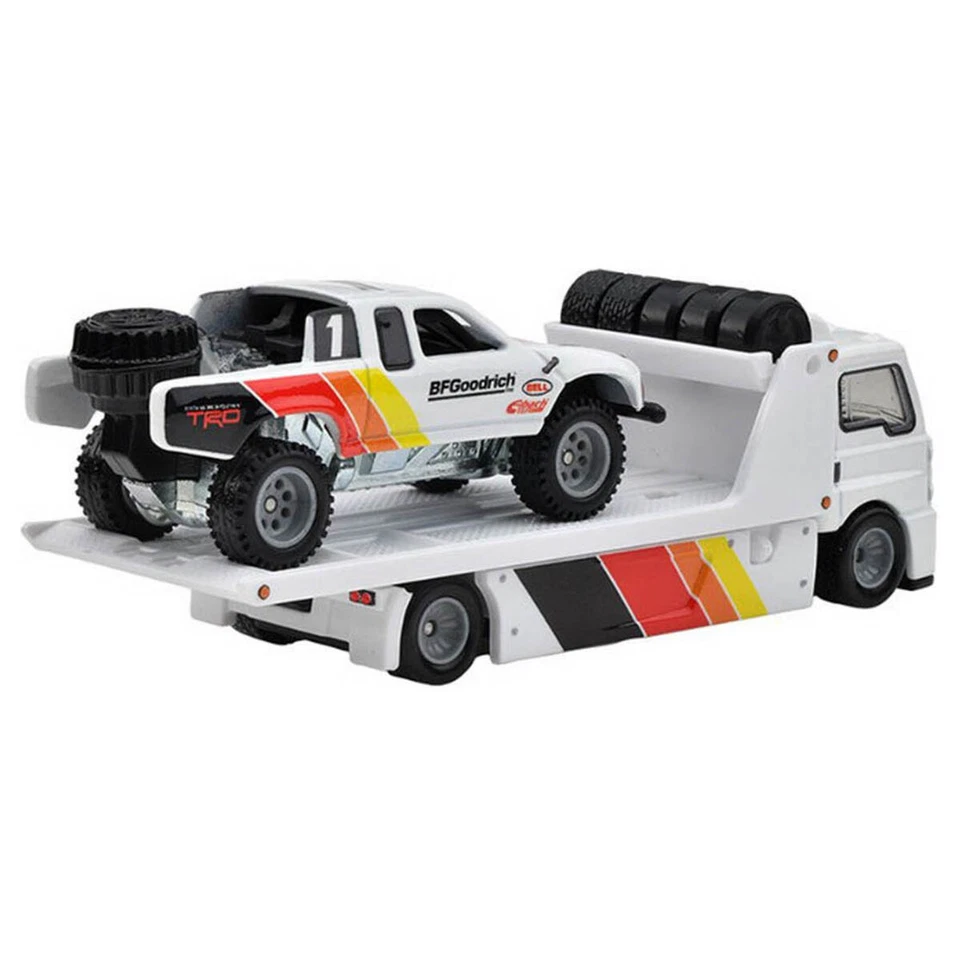 Hot Wheels Toyota Off-Road Team Trasporto Carrello Cultura Flotta Strada HRV39 - Immagine 2 di 3