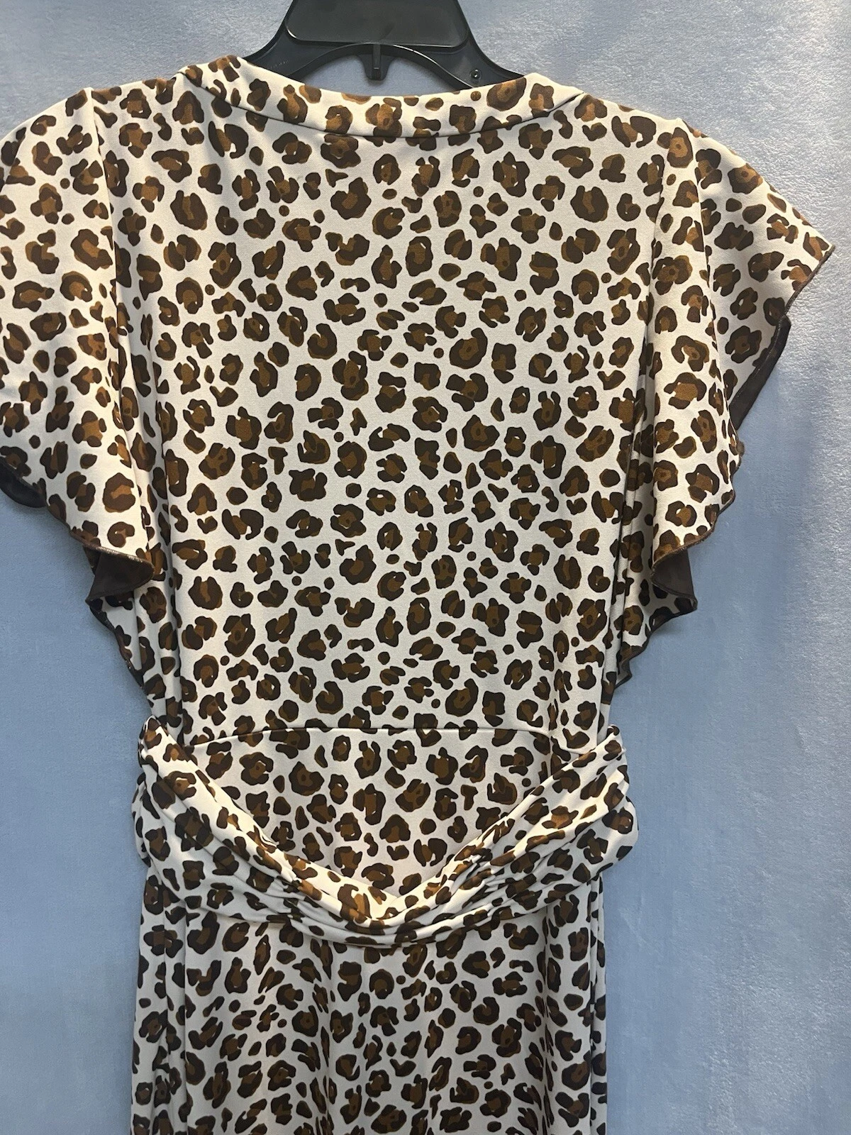 Abito Tory Burch Gladys donna L stampa leopardata manica svasata