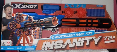 Zuru Xshot Motorized Rage Fire Insanity72x Brand for sale