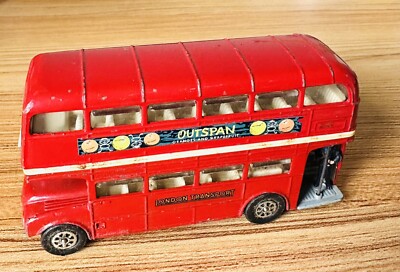 Vintage 904525 Red Corgi Toys Double Decker Bus London Transport