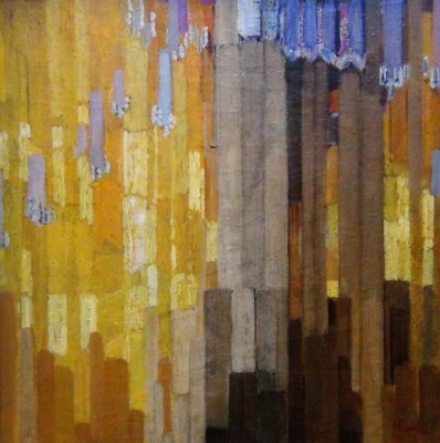 Yellow Vertical 1913 František Kupka Print   Abstract Modernist   Bold Geometric