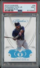 2019 Fernando Tatis Jr. Flawless RC Platinum Blue Dual Diamond /5 PSA 9 Pop 1