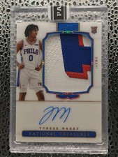 *MISSING/STOLEN* 2020-21 National Treasures Tyrese Maxey RC Auto BLACK BOX 1/1