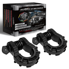 Autmatch D Ring Shackles 34 Mega D-ring Shackles Matte Black Autmatch D Ring Shackles 34 Mega D-ring Shackles Matte Black