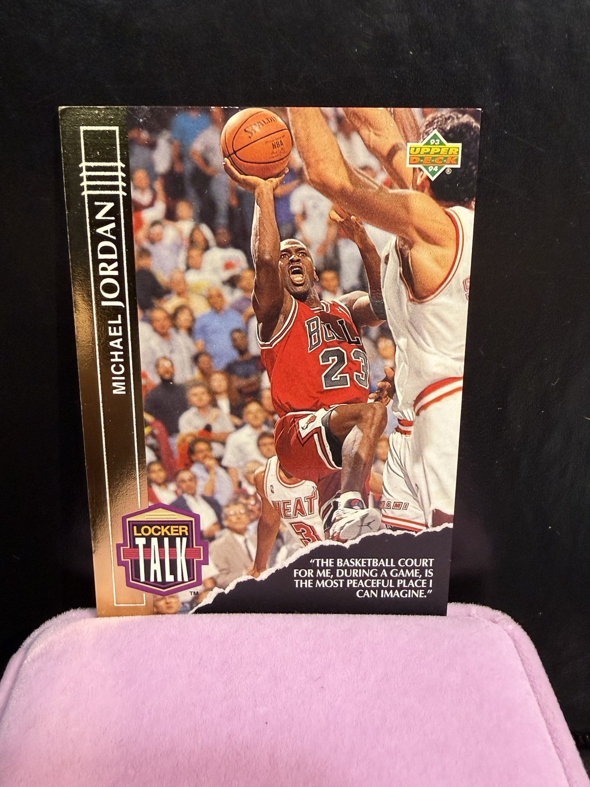 1993-94 Upper Deck - Locker Talk Michael Jordan #LT1