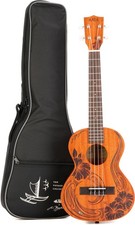 Kala Voyage Collection Unity Tenor Ukulele - Natural with Maori Design