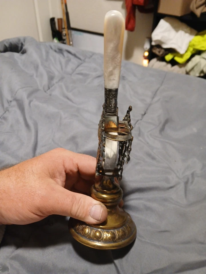 Cuchillos Landers Frary & Clark Aetna Works 6" de perlas esterlinas y madre en metal... Foto 4 de 4