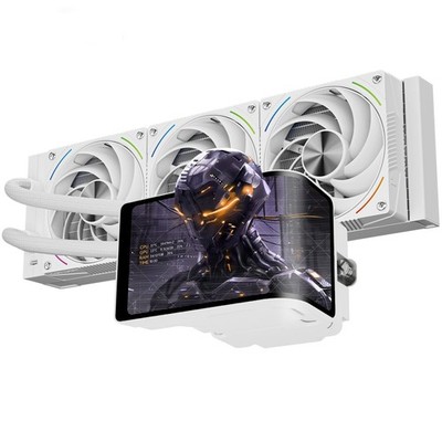 Wonder Vision 360 Turbo ARGB White CPU Liquid Cooler,for AM5/Intel LGA1851/17...