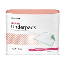 150 McKesson Moderate Absorbency Adult Disposable Incontinence Underpads 23"x36"
