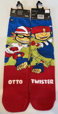 Rocket Power Otto & Twister Socks - Odd Sox - 90's 00's Nickelodeon - NEW