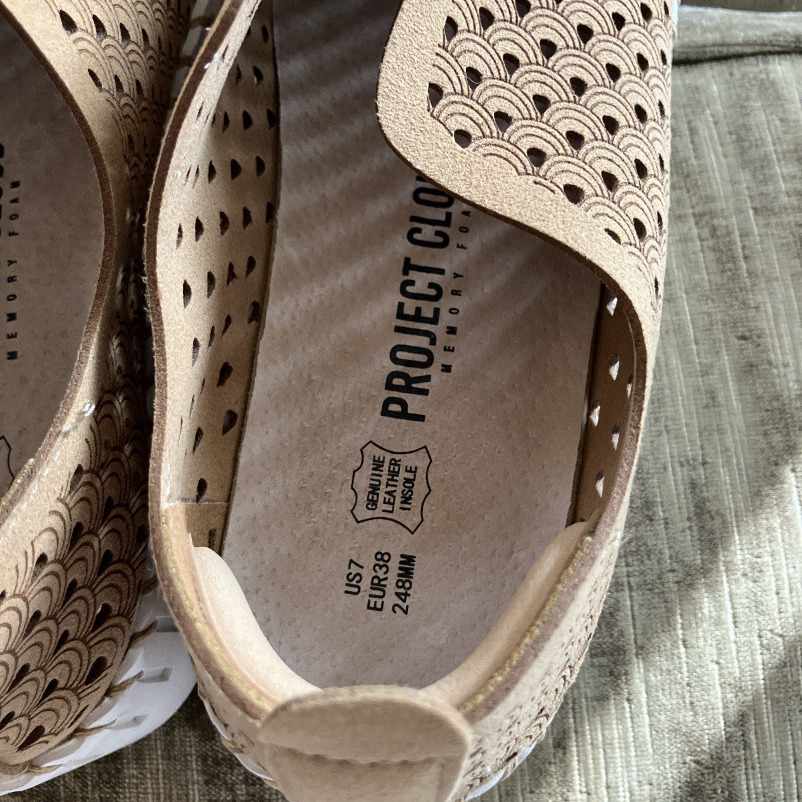 Project Cloud Daffodil Platform Slip On Brown Loa… - image 8