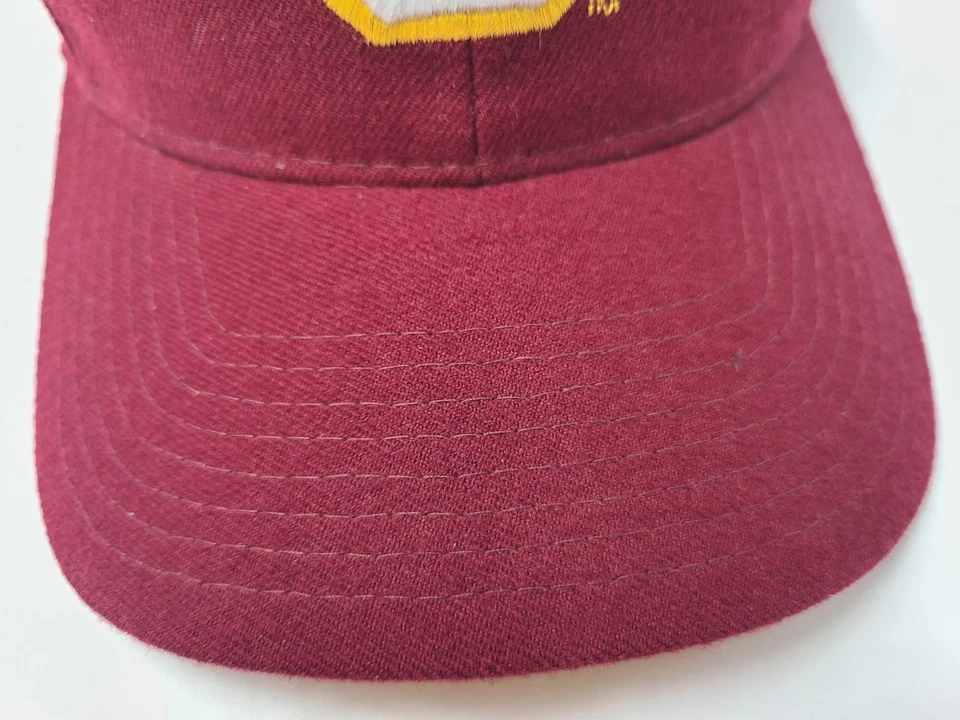 Central Michigan University CWU Chippewas Zephyr Fitted 7 Hat Cap Wool NCAA Red - Image 3 of 4