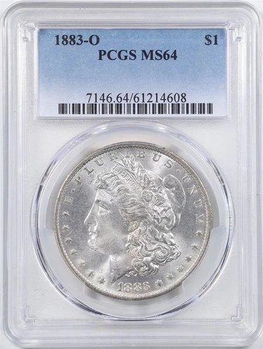 1883-O $1 Morgan Silver Dollar MS64 PCGS 61214608