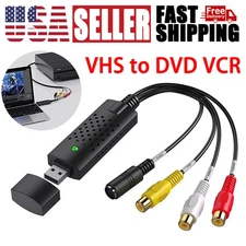 USB 2.0 Audio Video VHS to DVD VCR PC HDD Converter Adapter Digital Capture Card