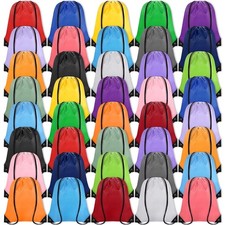 Drawstring Backpack Bulk 40 PCS, Drawstring Bags String Backpack Cinch Sack G...