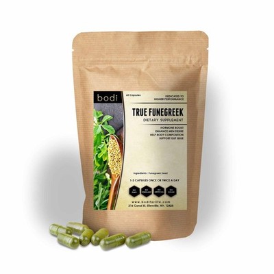 True Fenugreek Seed Capsule 100% Pure Natural Hand Crafted