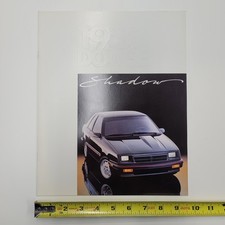 1987 Dodge Shadow Car Dealer Sales Brochure - Es Turbo 2-door 4-door Original