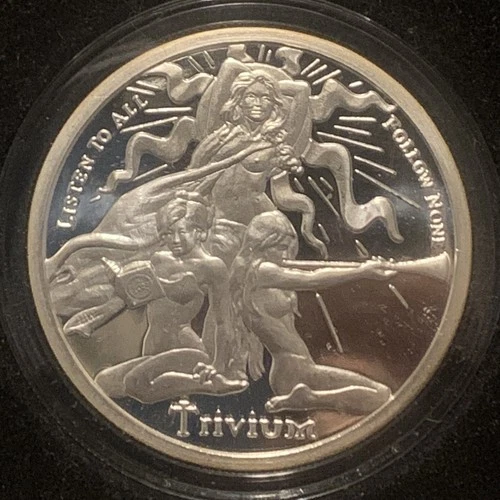 2015 Silver 2 oz TRIVIUM GIRLS PROOF - COA #143 - Silver Shield
