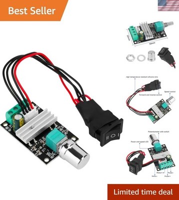 PWM Motor Speed Controller 3A with Easy Installation - 6V to 28V Compatibility