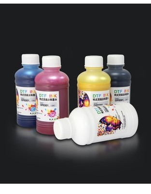 5*250ml CMYKW DTF INK For Epson A3 DTF T-Shirt Printer ACHI Printer US Stock