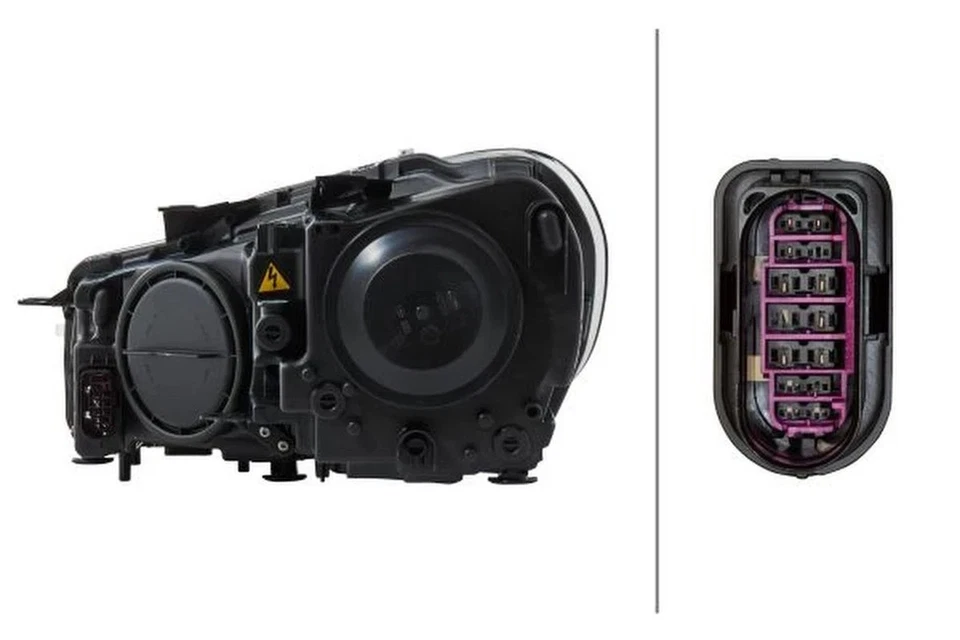 HELLA Scheinwerfer rechts Golf 6 VI 1ZS 009902-521 Frontlicht Haupt Bi-Xenon W5W - Bild 4 von 4