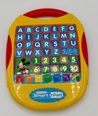 Disney My First Smart Pad Mickey Mouse Electronic Learning Toy ABC 123 Tested