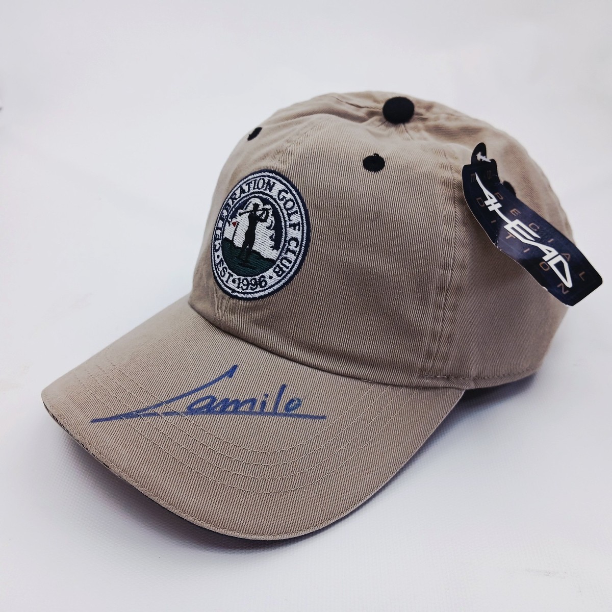 Camilo Villegas Signed Tan Celebration Golf Club EST.1996 Robert