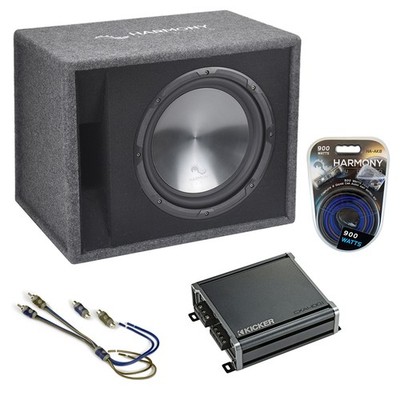 Mazda CX-9 07-16 Harmony Single 12'' Loaded Sub Box Enclosure & CXA400.1 Amp