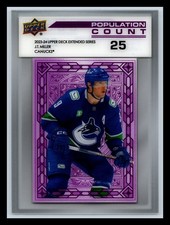 2023-24 UD Extrended Series Population Count 25 #PC-78 J.T Miller