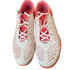 Adidas Adipure Womens 7.5 Turf Soccer Shoes White Coral Multi Stud Trainer BB801