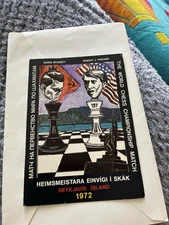 Bobby Fischer   Chess World Champion vs. Boris Spassky 1972  post card#110