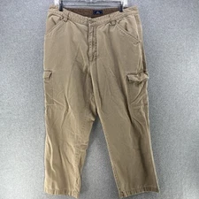 Dockers Mens Cargo Pants W36 L29 Flat Front Relaxed Fit Pantalones Straight Leg